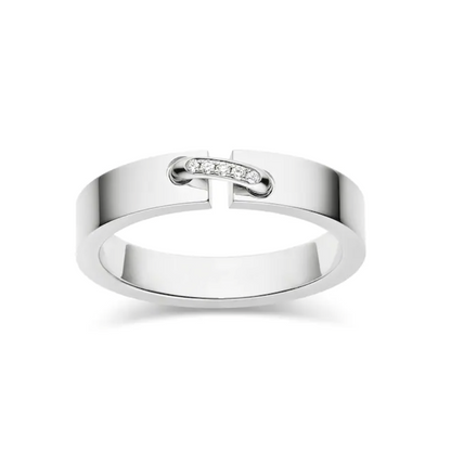 [OAKJURI Jewelry]ALLIANCE LIENS VIDENCE DIAMOND 4MM RING