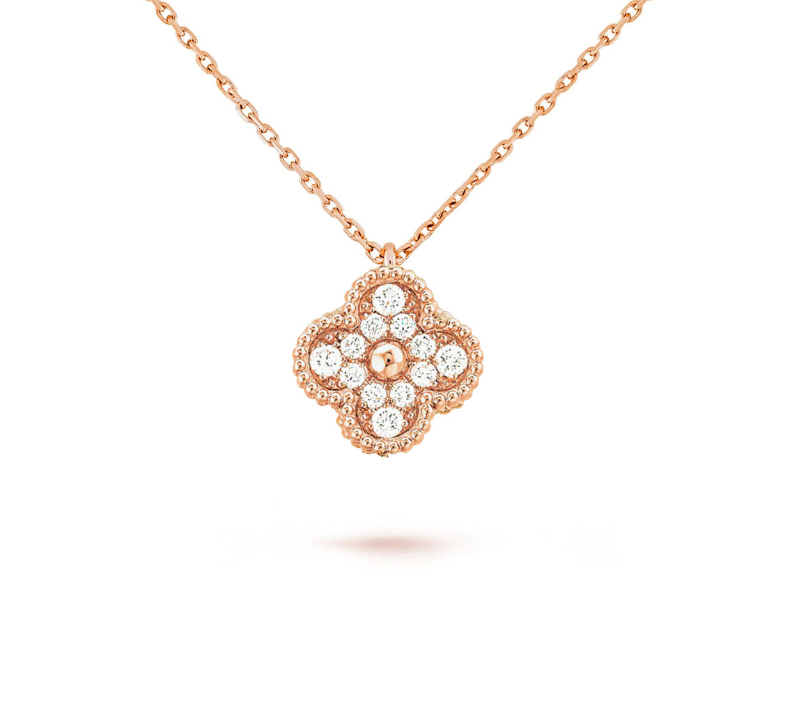 [OAKJURI Jewelry]CLOVER MINI 9.5MM CARNELIANS NECKLACE COLLECTION