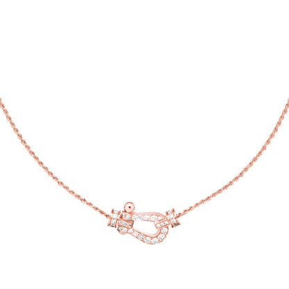 [OAKJURI Jewelry]FORCE 10 PINK GOLD DIAMOND NECKLACE