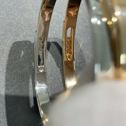 [OAKJURI Jewelry]Move Noa Rose Gold Pavé Diamond Bangle Bracelet