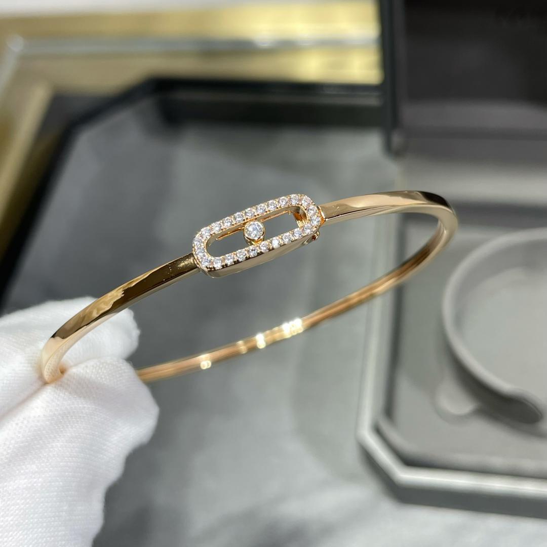 [OAKJURI Jewelry]Move Uno pavé flex bangle medium