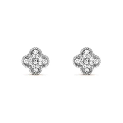 [OAKJURI Jewelry]CLOVER SILVER 15MM EARRINGS COLLECTION