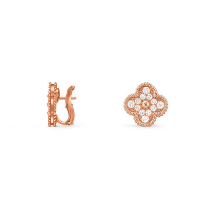 [OAKJURI Jewelry]CLOVER 15MM MOP EARRINGS COLLECTION