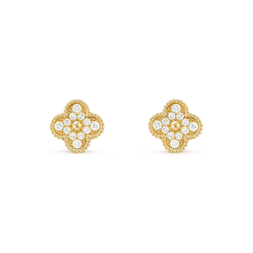 [OAKJURI Jewelry]CLOVER  9.5MM EARRINGS COLLECTION