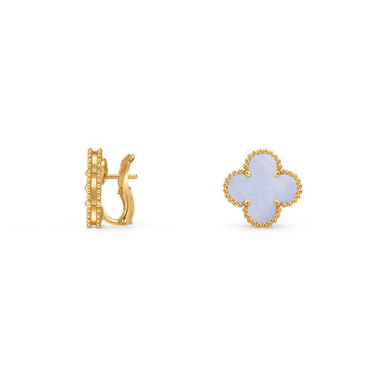 [OAKJURI Jewelry]CLOVER 15MM MOP EARRINGS COLLECTION