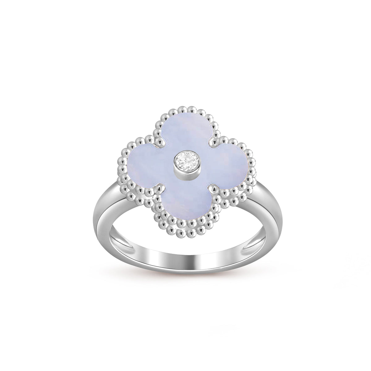 [OAKJURI Jewelry]CLOVER SILVER DIOMND RING COLLECTION
