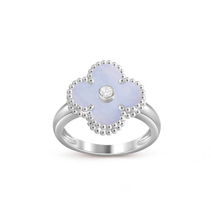 [OAKJURI Jewelry]CLOVER SILVER DIOMND RING COLLECTION