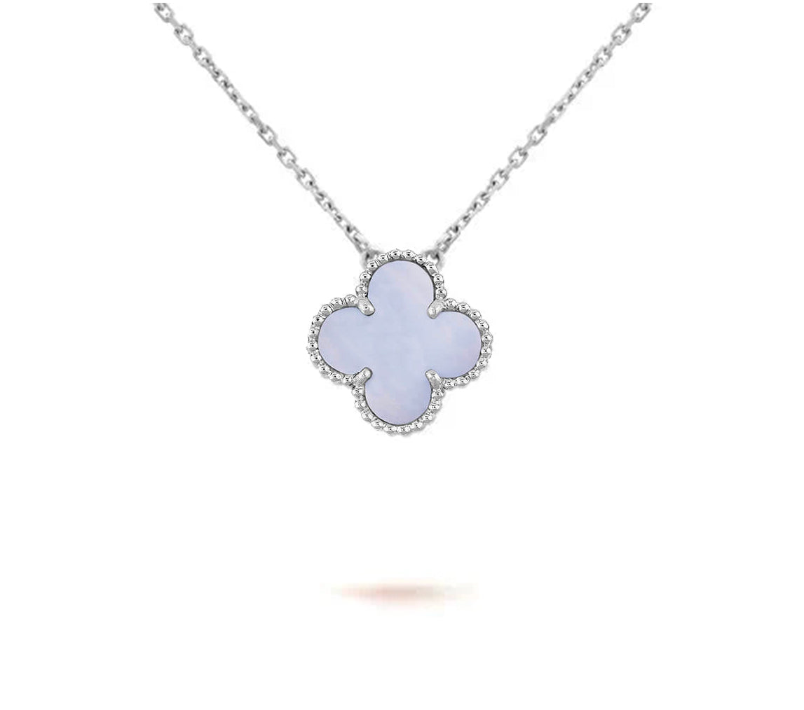 [OAKJURI Jewelry]CLOVER 15MM NECKLACE SILVER COLLECTION