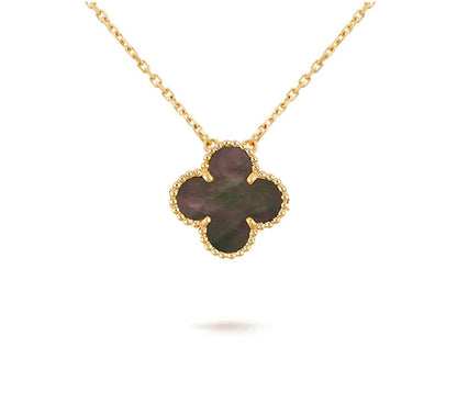 [OAKJURI Jewelry]CLOVER 15MM SINGLE FLOWER NECKLACE COLLECTION