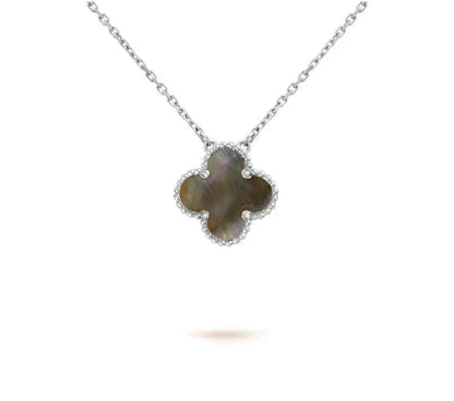 [OAKJURI Jewelry]CLOVER 15MM NECKLACE SILVER COLLECTION