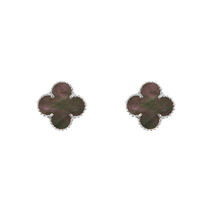 [OAKJURI Jewelry]CLOVER SILVER 15MM EARRINGS COLLECTION