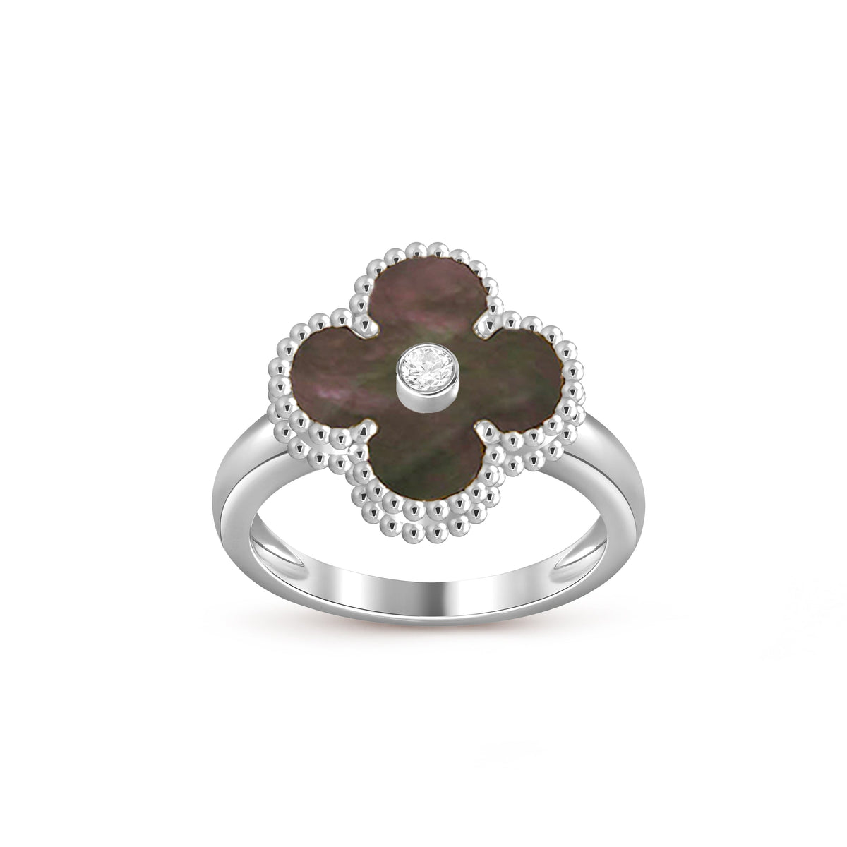 [OAKJURI Jewelry]CLOVER SILVER DIOMND RING COLLECTION