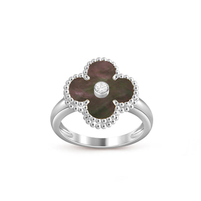 [OAKJURI Jewelry]CLOVER SILVER DIOMND RING COLLECTION