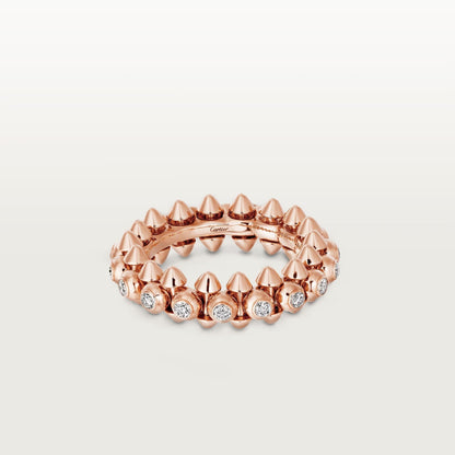 [OAKJURI Jewelry] CLASH 6.8MM DIAMOND MEDIUM RING