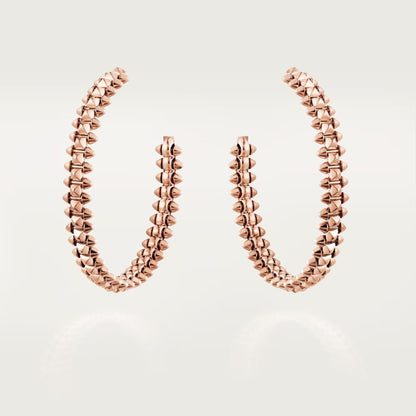 [OAKJURI Jewelry] CLASH HOOP LARGE EARRINGS