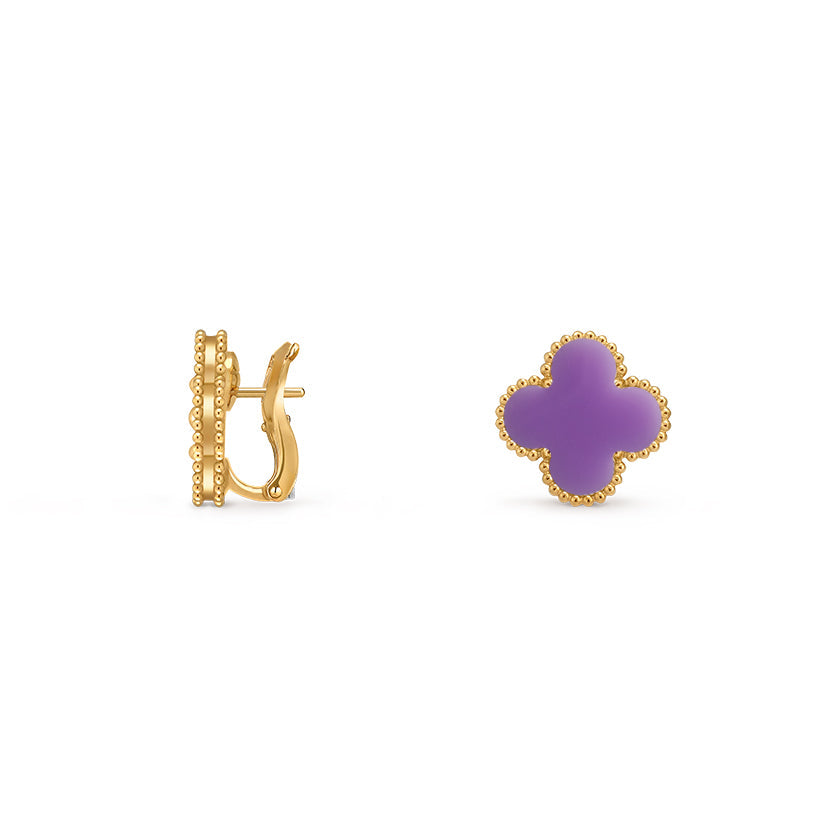 [OAKJURI Jewelry]CLOVER 15MM MOP EARRINGS COLLECTION