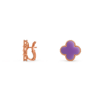 [OAKJURI Jewelry]CLOVER 15MM MOP EARRINGS COLLECTION