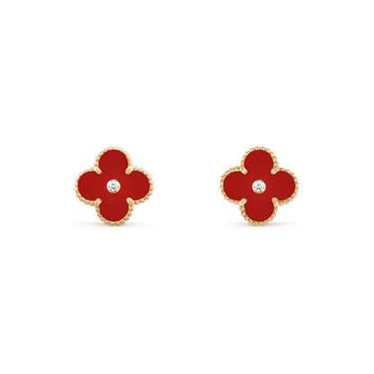 [OAKJURI Jewelry]CLOVER  15MM DIAMOND EARRINGS COLLECTION