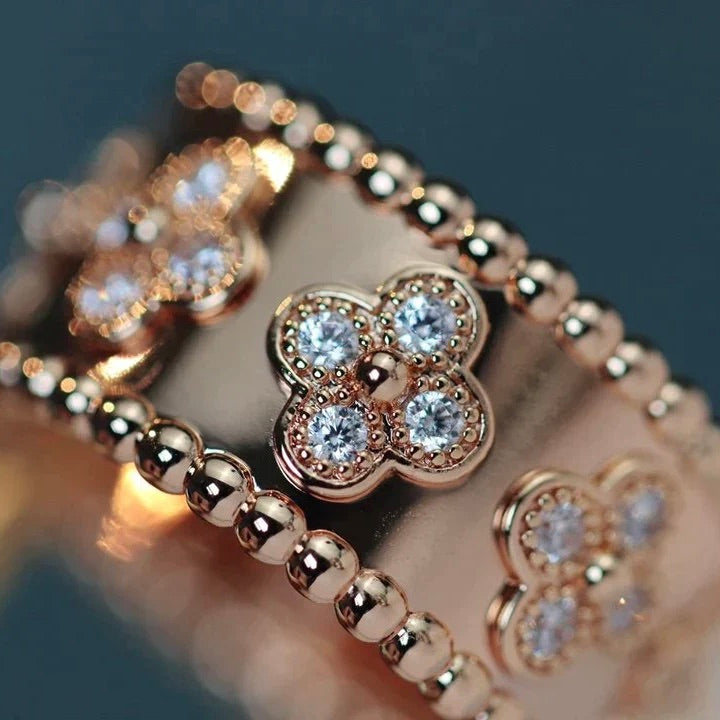 [OAKJURI Jewelry]CLOVER KALEIDOSCOPE RING 10MM