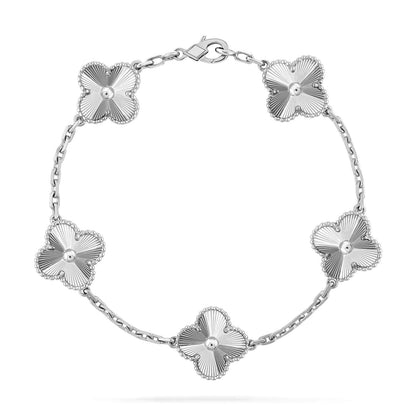 [OAKJURI Jewelry] CLOVER 5 MOTIF LASER BRACELET COLLECTION