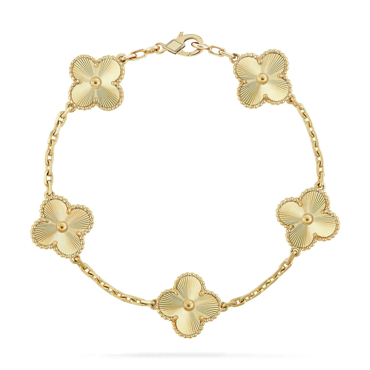 [OAKJURI Jewelry] CLOVER 5 MOTIF LASER BRACELET COLLECTION