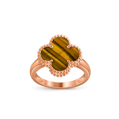 [OAKJURI Jewelry]CLOVER RING ROSE GOLD COLLECTION