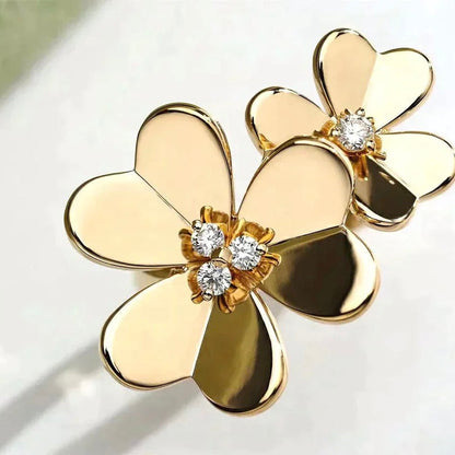 [OAKJURI Jewelry]CLOVER COMOS GOLD DIAMOND RING
