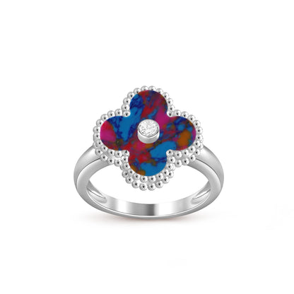 [OAKJURI Jewelry]CLOVER SILVER DIOMND RING COLLECTION