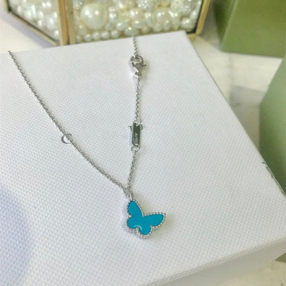 [OAKJURI Jewelry]BUTTERFLY TURQUOISE BUTTERFLY BRACELET SILVER