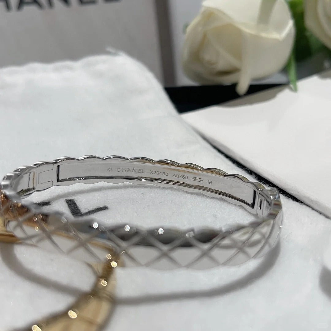 [OAKJURI Jewelry]KOKO CRUSH HALF DIAMONDS GLOD SILVER ROSE GOLD