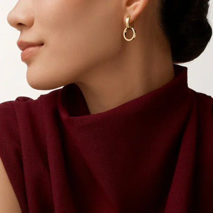 [OAKJURI Jewelry] LOVE 3.3MM DANGLE EARRINGS
