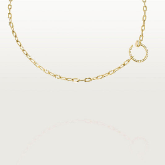 [OAKJURI Jewelry] JUSTE NECKLACE FULL DIAMONDS