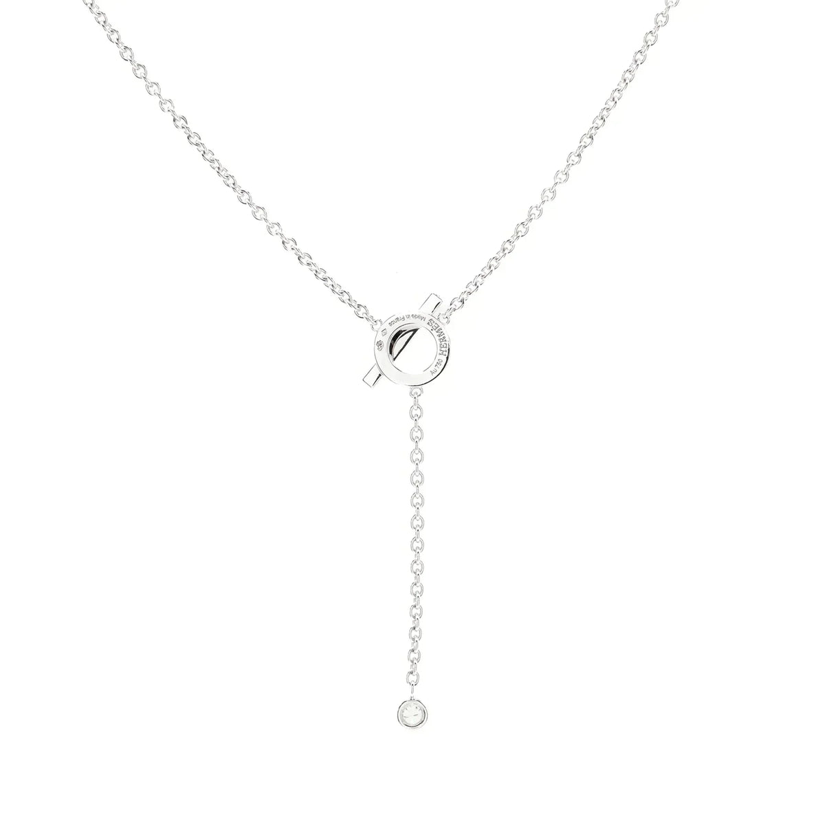 [OAKJURI Jewelry]FINESSE SILVER DIAMOND NECKLACE