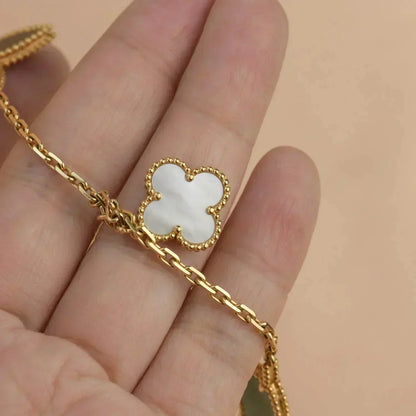 [OAKJURI Jewelry]LUCKY SPRING 5 MOTIF GOLD BRACELET
