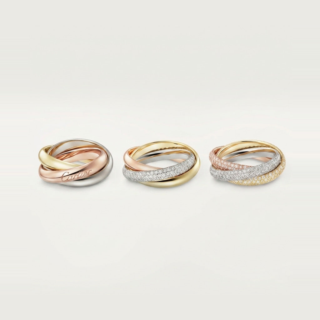 [OAKJURI Jewelry] TRINITY 3.2MM RING COLLECTION