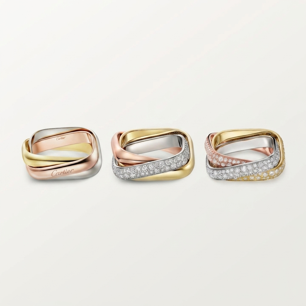 [OAKJURI Jewelry] TRINITY 3.5MM CUSHION RING COLLECTION