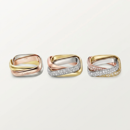 [OAKJURI Jewelry] TRINITY 3.5MM CUSHION RING COLLECTION