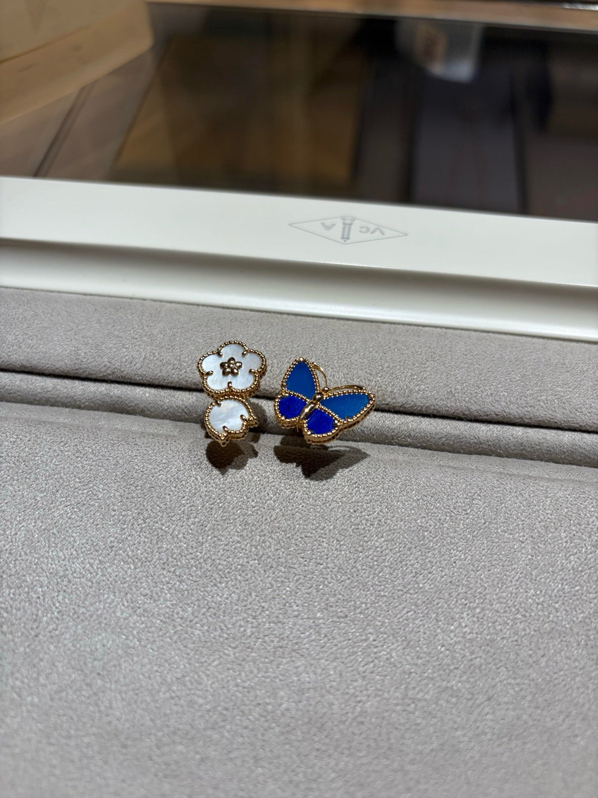 [OAKJURI Jewelry]LUCKY SPRING BUTTERFLY OPEN-FACE RINGS