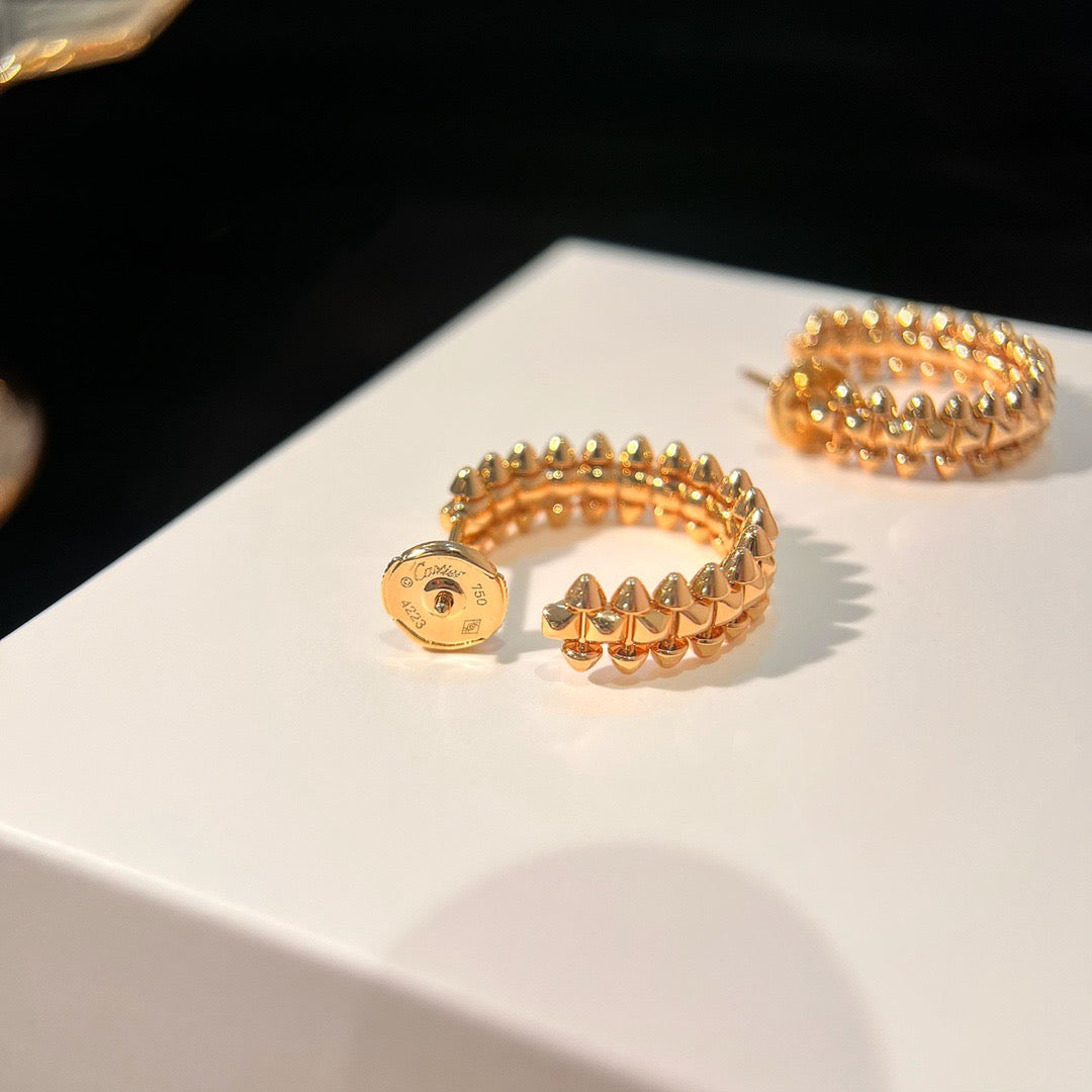 [OAKJURI Jewelry] CLASH SMALL HOOP EARRINGS