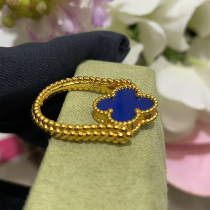 [OAKJURI Jewelry]CLOVER RIVERSIBLE RING GOLD COLLECTION