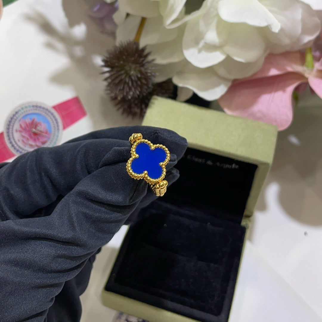 [OAKJURI Jewelry]CLOVER RIVERSIBLE RING GOLD COLLECTION