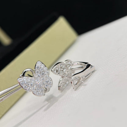 [OAKJURI Jewelry]BUTTERFLY ALL DIAMOND EARRINGS