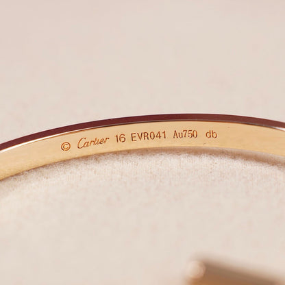 [OAKJURI Jewelry] LOVE BRACELET 3.65MM 6 DIAMONDS