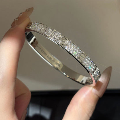 [OAKJURI Jewelry] LOVE BRACELET 6.1MM DIAMOND-PAVED