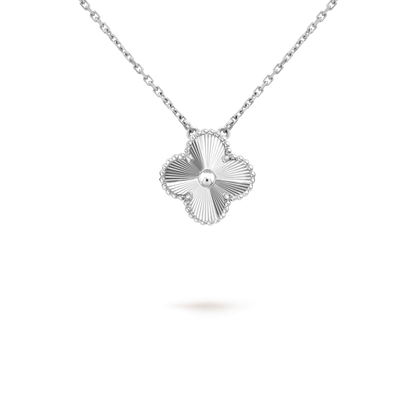[OAKJURI Jewelry]CLOVER 15MM NECKLACE SILVER COLLECTION