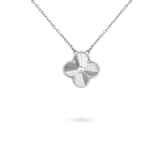 [OAKJURI Jewelry]CLOVER 15MM NECKLACE SILVER COLLECTION