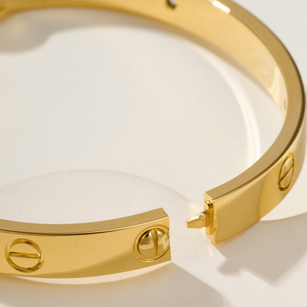 [OAKJURI Jewelry] LOVE BRACELET 6.1MM 4 DIAMONDS