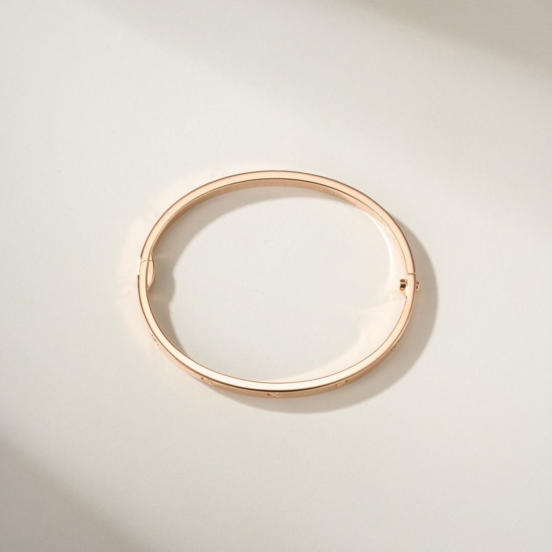 [OAKJURI Jewelry] LOVE BRACELET 3.65MM 6 DIAMONDS