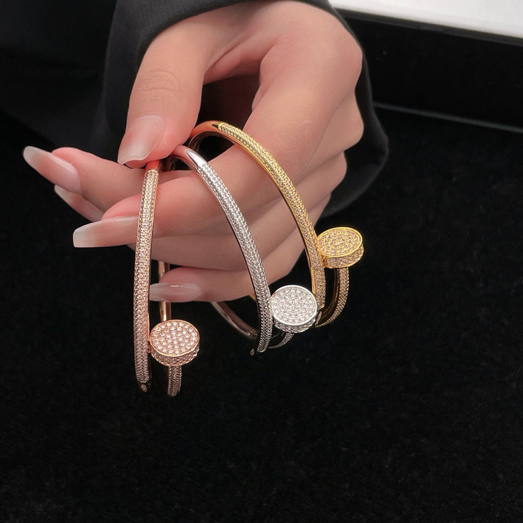[OAKJURI Jewelry] JUSTE BRACELET 3.5MM ALL DIAMONDS