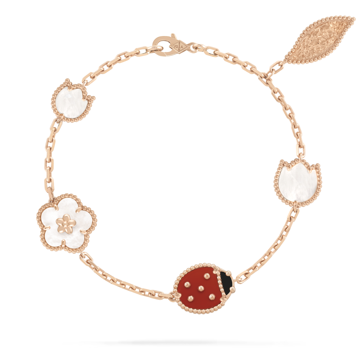 [OAKJURI Jewelry]LUCKY SPRING 5 MOTIF BRACELET